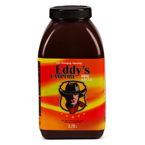 [11164] LA1711.1 Eddy's Campfire BBQ Sauce La Streetfood  3,75 L