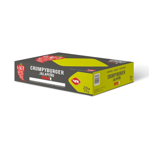 [8739] Crumpy Burger Jalapeno Vanreusel 20 x 115 gr