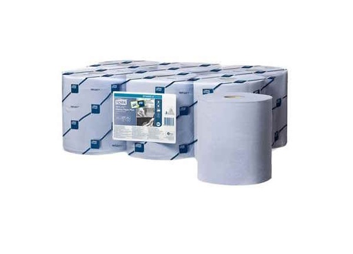 [5649] Tork Reflex - Poetsrol CF 2 Laag blauw - 6 rol - 473391