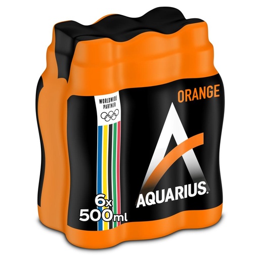 [1237] Aquarius Orange Pet 4 x 6 x 50 cl
