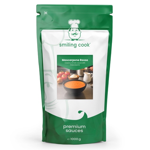 [14050] H25 Mascarpone Rosso Saus Smiling Cook 1 kg