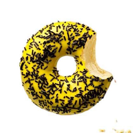 [9411] 0684/4839 Donut Banana Dark Sprinkels La Lorraine 48 x 56 gr