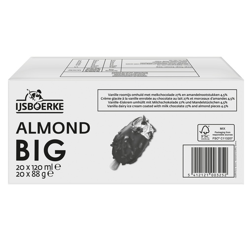[9825] Big Almond 20 x 120 ml