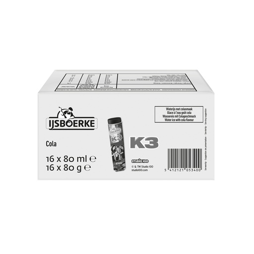 [11846] K3 Squeeze Cola 16 x 80 ml