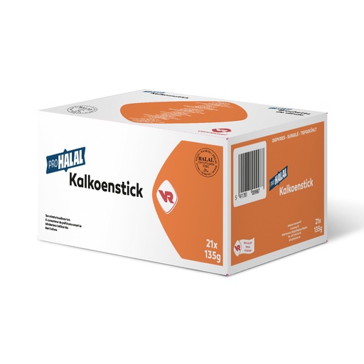 [14596] Kalkoen Stick Prohalal Vanreusel 21 x 135 gr