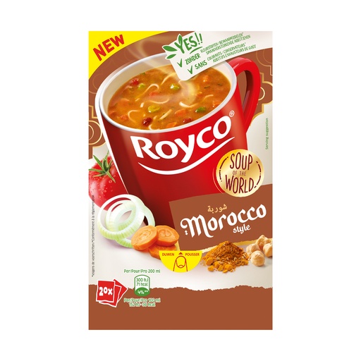 [15023] Royco Minute Soup World Morrocan style 20 pcs