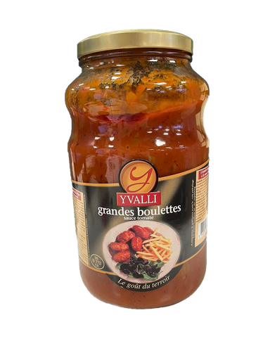 [3049] Balletjes Tomatensaus Grote Yvalli 2,5 kg