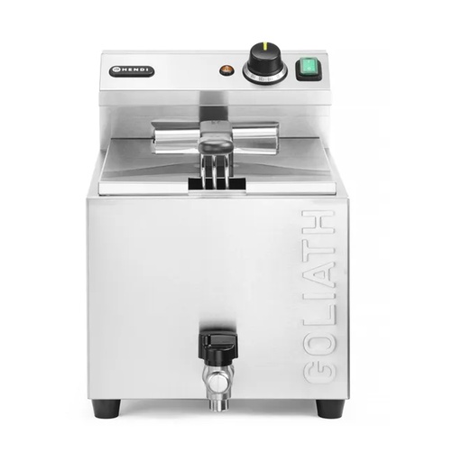 [15351] 215012 Friteuse à Induction 8 L - Profi Line Avec Robinet de Vidange Hendi