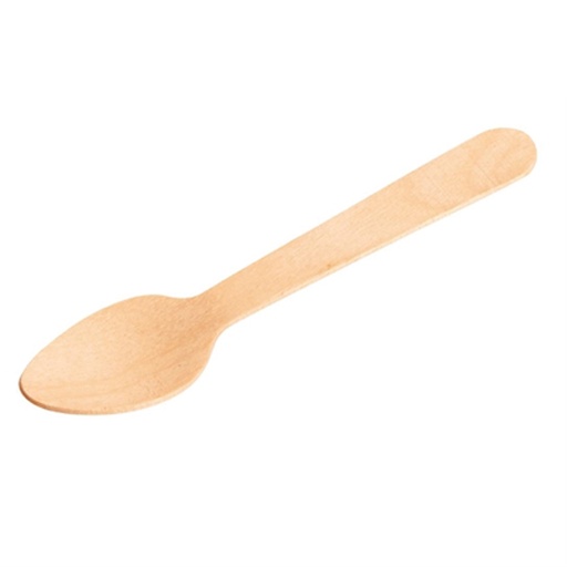 [10997] Houten Koffie Lepel 140 mm Kleva 100 st