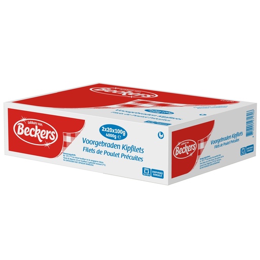 [132] Filet Poulet Precuit Beckers 20 x 100 gr