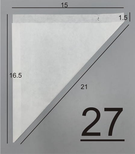 [314] Sachets Cornets Nr 27   1000 pcs