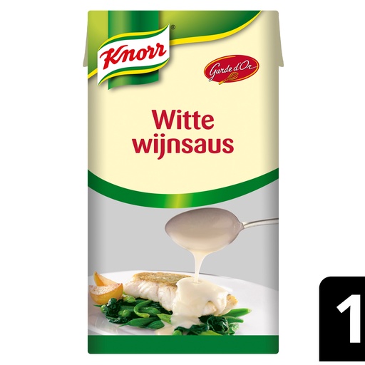 [9449] Witte Wijnsaus Garde d'Or Knorr 1 L