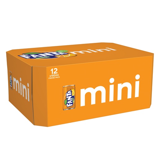 [1243] Fanta Orange Mini Blik 24 x 15 cl