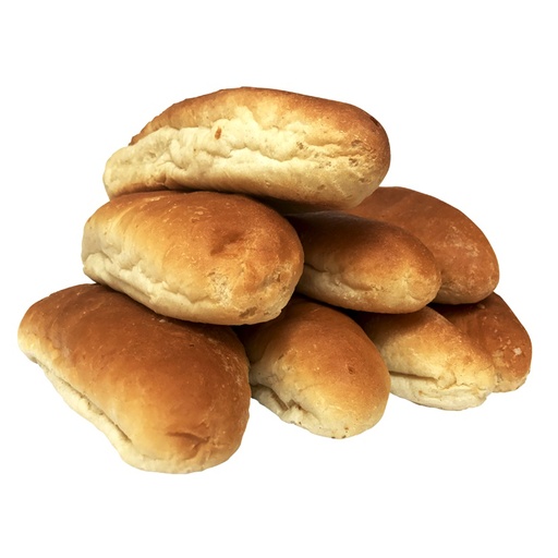 [10618] LA8366 Hotdog Roll Gourmet 18 cm La Streetfood 45 x 70 gr 