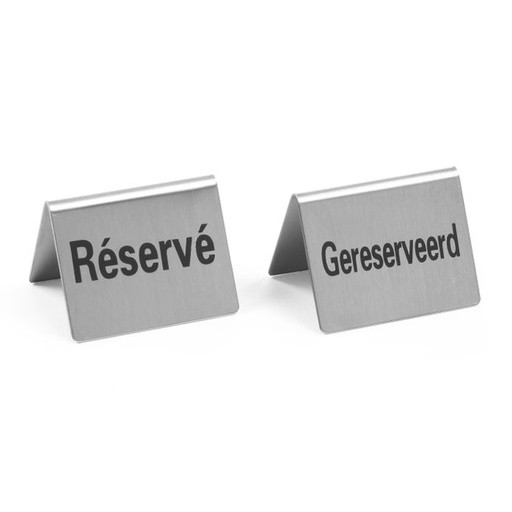 [9233] 663691 Standard de Table "Réservé" Hendi