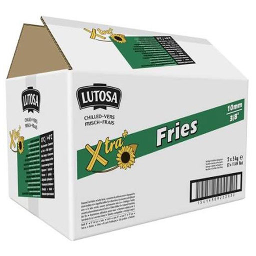 [907] Frites 10 mm Précuites Lutosa 2 x 5 kg - Frais