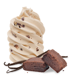 [5352] Roomijs Brownie Vanille One Shot 18 x 160 ml