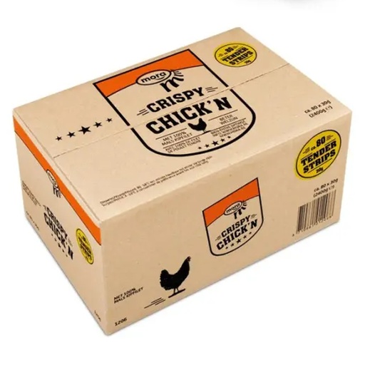 [15278] Crispy Chick'n Strips Mora 80 x 30 gr 
