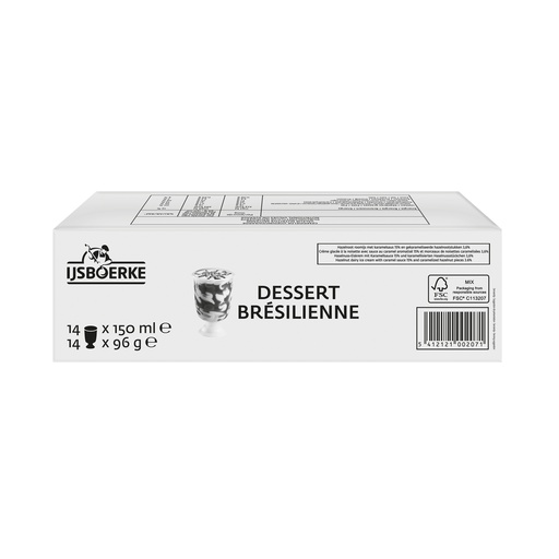 [10696] Dessert Brésilienne Ijsboerke 14 x 150 ml