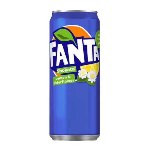 [15460] Fanta Zero Lemon/Shokata/Edelflower Sleek Blik 24 x 33 cl