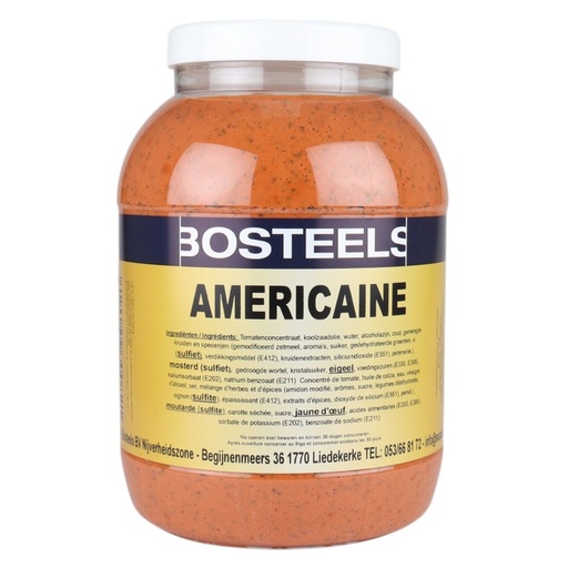 [29] Sauce Américain Foncée Bosteels PET 3L