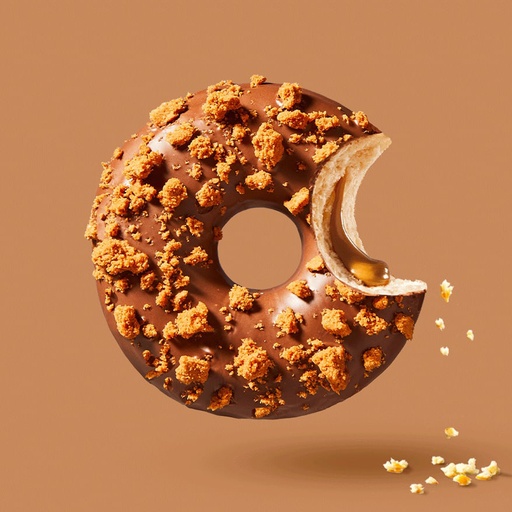 [15339] 1193 Donut Lotus Biscoff Gevuld / Kruimelspeculoos La Lorraine 48 x 69 gr