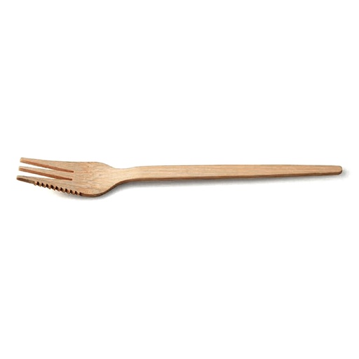 [12259] Fourchette Snack En Bambou 135Mm Sier 100 pcs