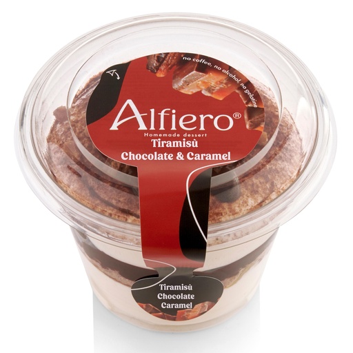 [14712] Tiramisu Chocolat & Caramel (Daim) Alfiero 12 x 100 gr