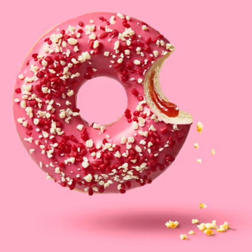 [PR/90072] 4778 Donut Berry White Gevuld La Lorraine 48 x 71 gr