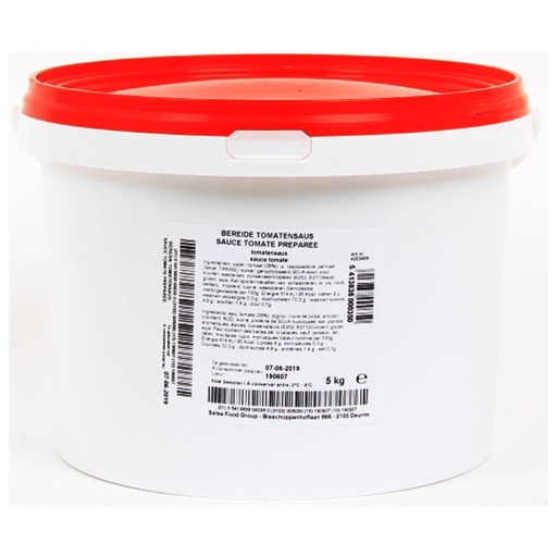 [401] Sauce Tomate Préparée Bosteels 5 kg