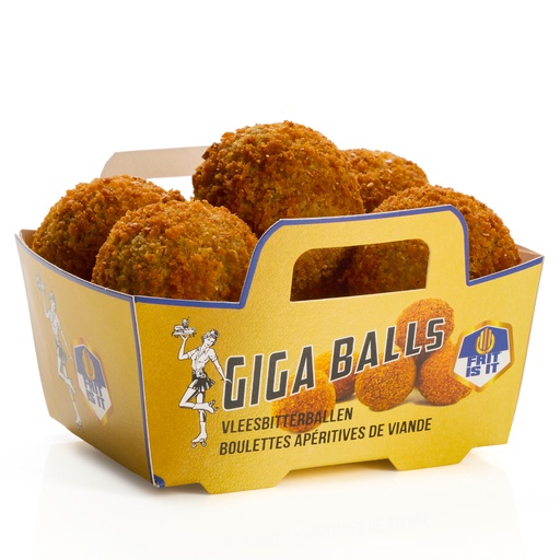 [15646] Serveerbakjes Giga Balls Frit is it 20 st