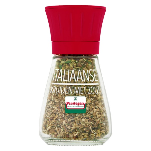 [12803] Italiaanse Kruiden Met Zout Molen Verstegen 25 gr
