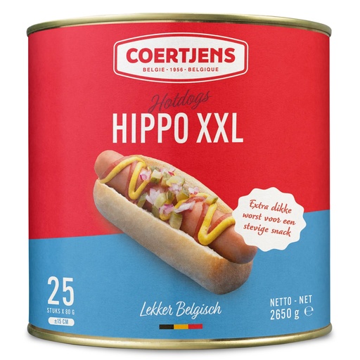 [0233] Hot dog Hippo XXL Coertjens 25 x 80 gr