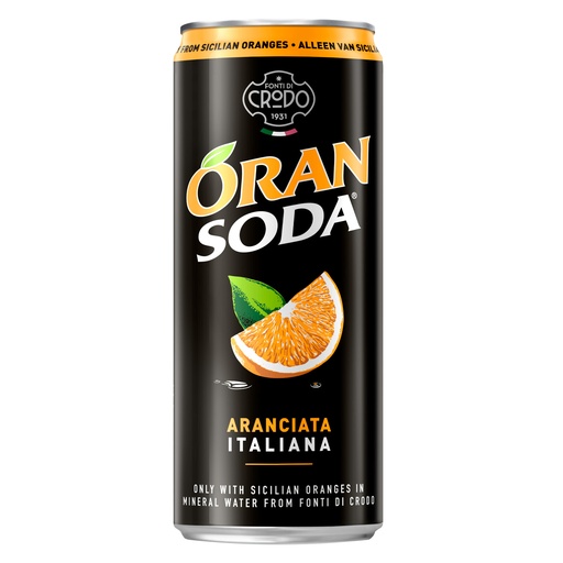 [16023] Orange Soda Sleek Can 24 x 33 CL