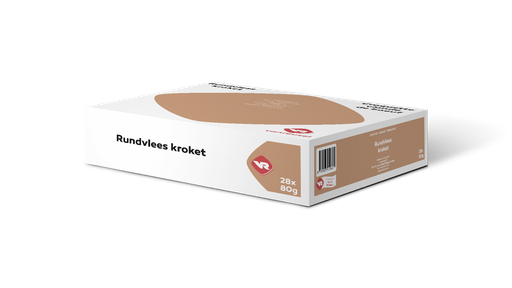 [15992] Croquette Viande de Boeuf Vanreusel 28 x 80 gr