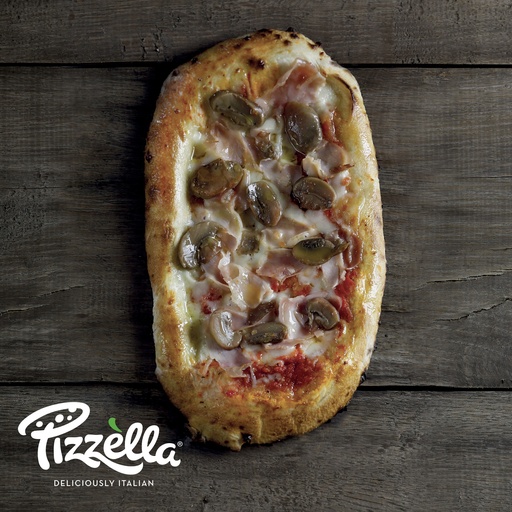 [8264] Pizzella proscuitto funghi (Jambon & Champinons) 4 x 225 gr