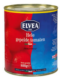 [2565] Tomaten Blokjes Elvea Blik 2,5 kg