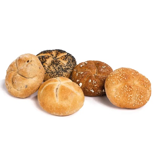 [15321] 564 Mini Keizerbroodjes Mix Diversi Foods 5 x 45 x 35 gr