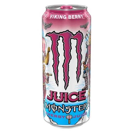 [16194] Monster Energy Juice Viking Berry Canette 24 x 50cl