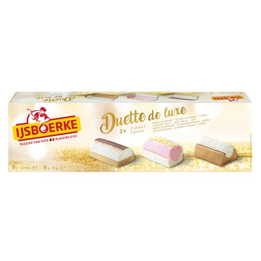 [16305] Duette Deluxe Ijsboerke 6 x 120 ml