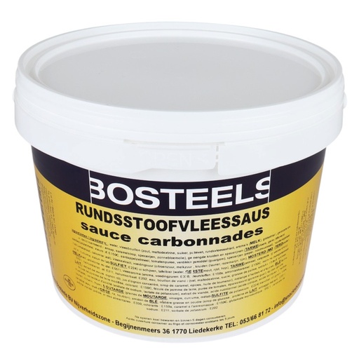 [7524] Sauce Carbonnade de Bœuf Bosteels 3kg