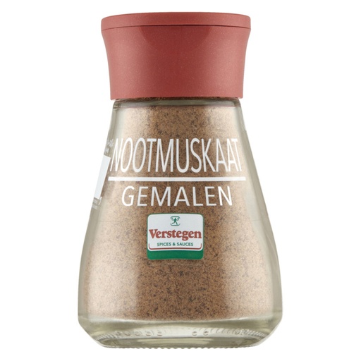[12890] Nootmuskaat Strooier glas Verstegen 40g