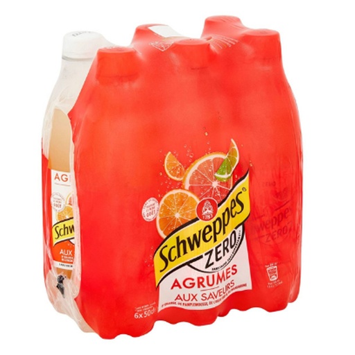 [16327] Schweppes Agrum Zero Pet 4 x 6 x 50 cl