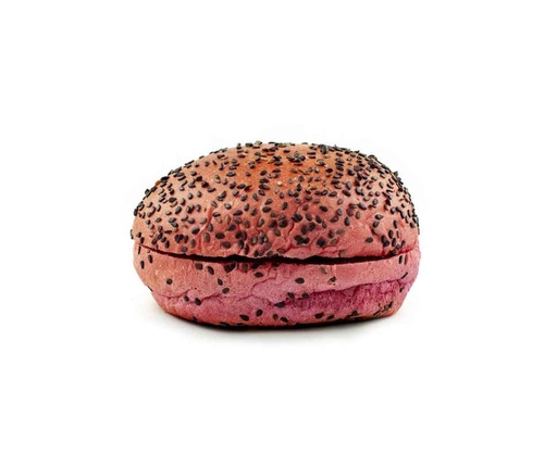 [10759] LA806 Hamburger Bun Beetroot 11,5cm  48 x 70 gr