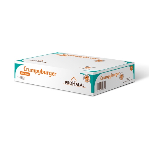 [1131] Crumpy Burger Prohalal Vanreusel 25 x 115 gr