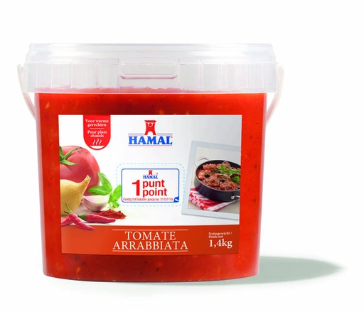 [14035] SAUCE TOMATE ARRABIATA 3 KG HAMAL