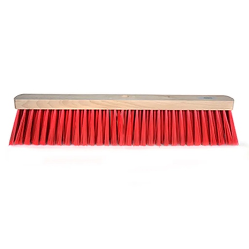 [10002] Straatbezem Pvc Kort Ongelakt Bobrush28cm Plat