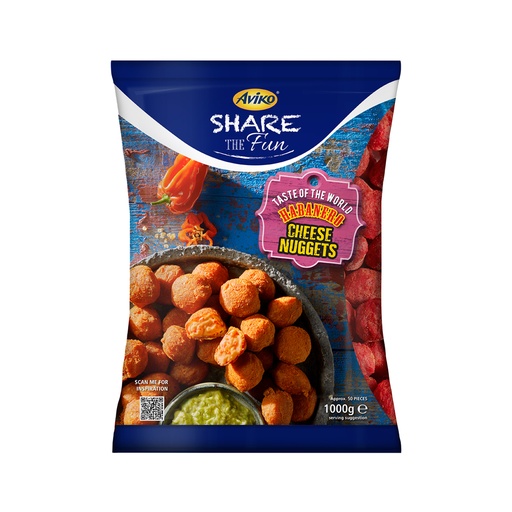 [11742] Red Habanero Cheese Bites Aviko 1 kg