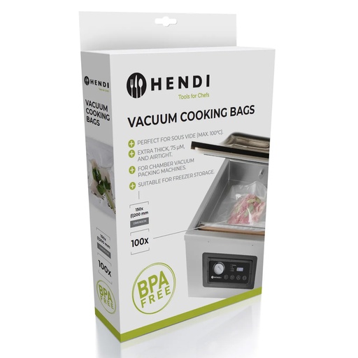[11490] Vacuumkookzakken 300x400mm Hendi 100 St