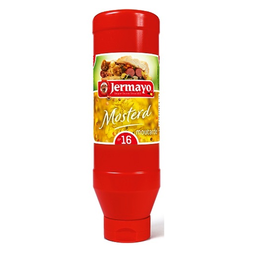 [7450] Mosterd 1l Knijpfles Jermayo